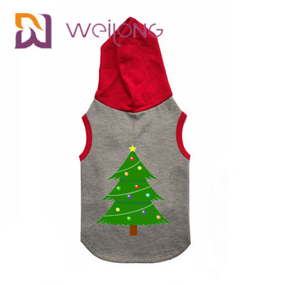 Подгонянные одежды кота и собаки Hoodie любимца рождества осени и зимы