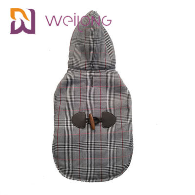 Houndstooth почистило Hoodies щеткой собаки трико изготовленные на заказ зима держит теплый Hoodie щенка BSCI