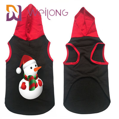 Милые одежды зимы кота собаки Hoodie CVC любимца стиля моды рождества