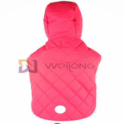 Hoodie любимца отверстия велкро куртки собаки Hoodie заплаты Taslan выстегивая отражательный