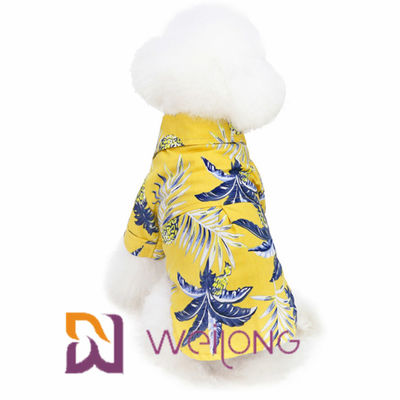 Короткие футболки собаки поплина хлопка рукава для удобного собак Breathable