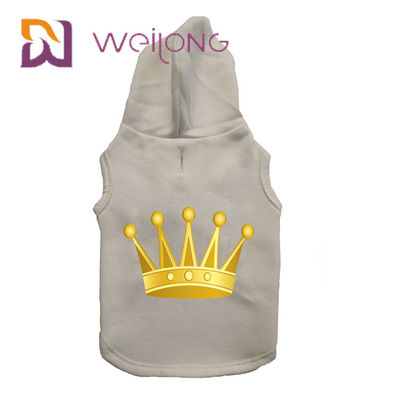 Ориентированный на заказчика Hoodie собаки хлопка картин CVC с резиновой печатью
