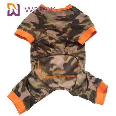 Поли ватка Onesie собаки черепа камуфлирования пижамы любимца зимы ватки