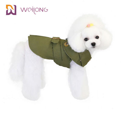 Windbreaker любимца холста хлопка шотландки носки зимы кота пыли кнопки раскрывая для собак