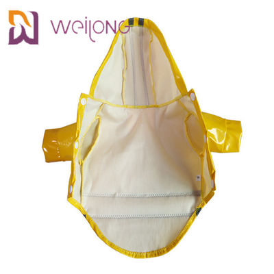 Плаща любимца PU куртка дождя щенка кожаного облегченного Windproof