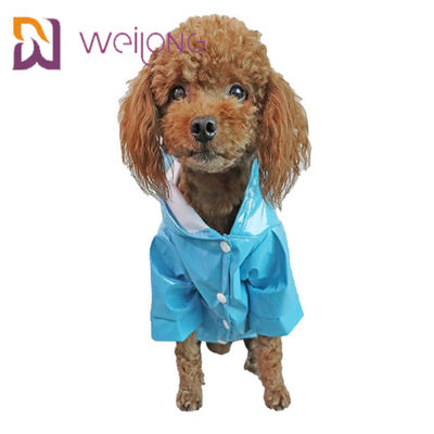 Плаща любимца PU куртка дождя щенка кожаного облегченного Windproof