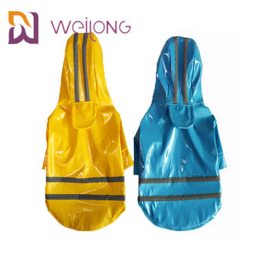 Плаща любимца PU куртка дождя щенка кожаного облегченного Windproof