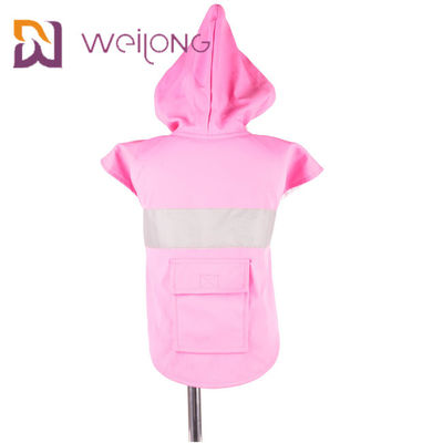 Плащ собаки регулируемого кармана плаща любимца Hoodie реального отражательный с клобуком