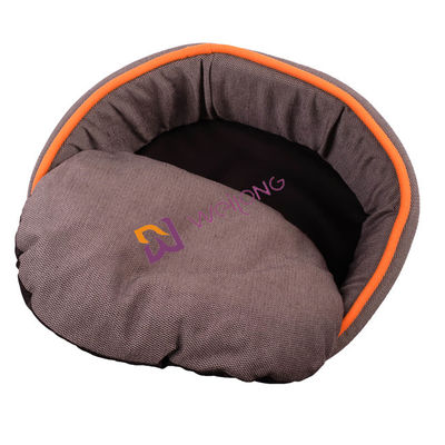 Круглая собственная личность кровати собаки донута льна полностью Washable грея кровать комфорта собаки BSCI