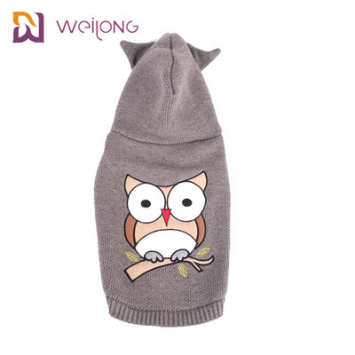 Акриловый вышитый Hoodie собаки ткани вяжет прыгуна кота любимца связанного свитером