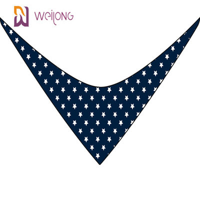 Bandanas собаки уникальных нашивок звезд ткани Bandana любимца формы регулируемых подходящих наградных прочных дизайнерские