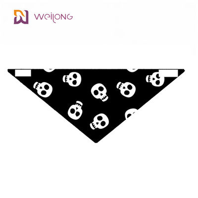 Шарф Bibs треугольника Bandanas собаки BSCI хеллоуина модный мягкий с картиной черепа