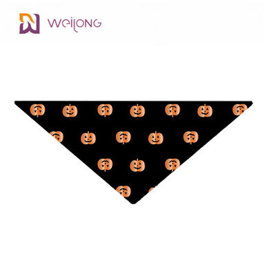 Печатание цифров аксессуаров шарфа Bibs треугольника Bandana шарфа собаки хеллоуина тыквы