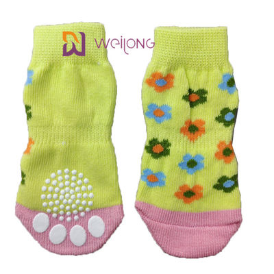 Выскальзывание любимца анти- вяжет носки Socks&amp;Cat собаки с резиновым протектором лапки подкрепления